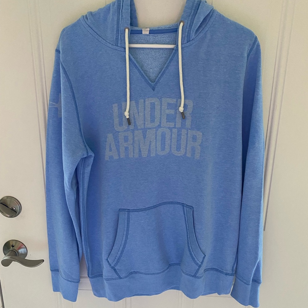 Under Armour Sky Blue Hooded Pullover Sweatshirt